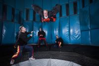 Las Vegas Indoor Skydiving wind tunnel in action
